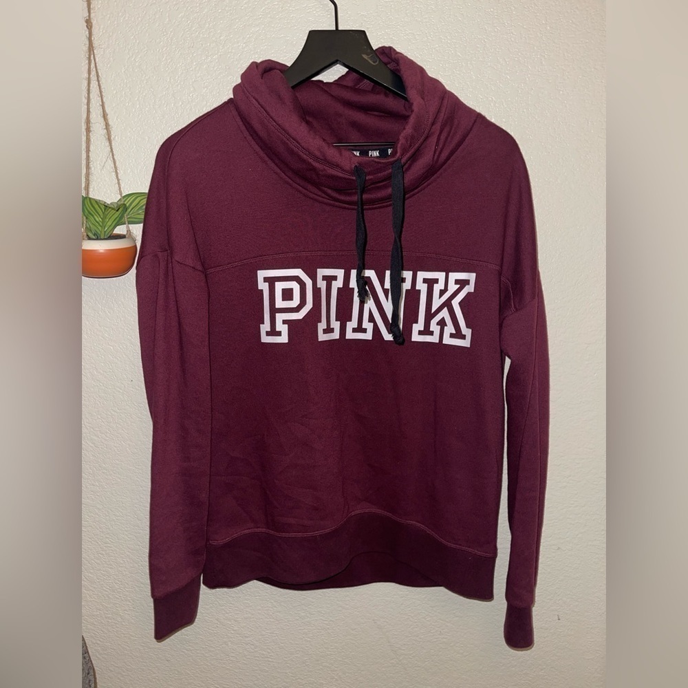 Victoria secret pink cowl funnel sweater